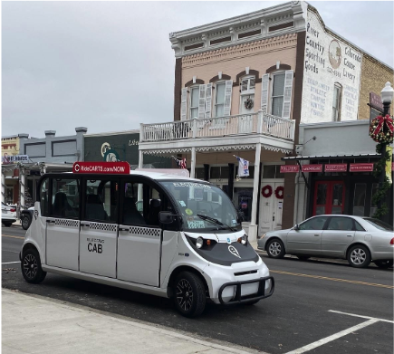 Electric First/Last Mile on Demand Shuttle Service for Rural Communities